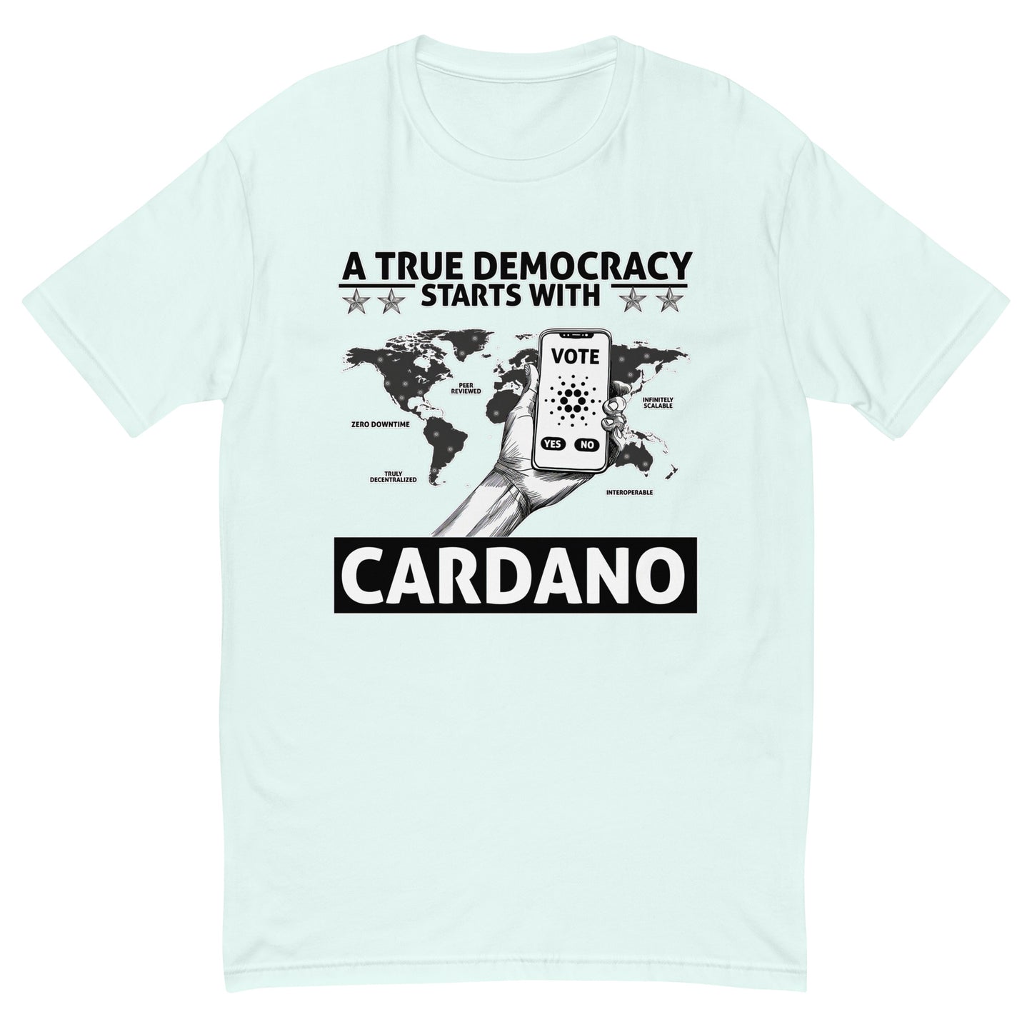 True Cardano Democracy - Short Sleeve T-shirt