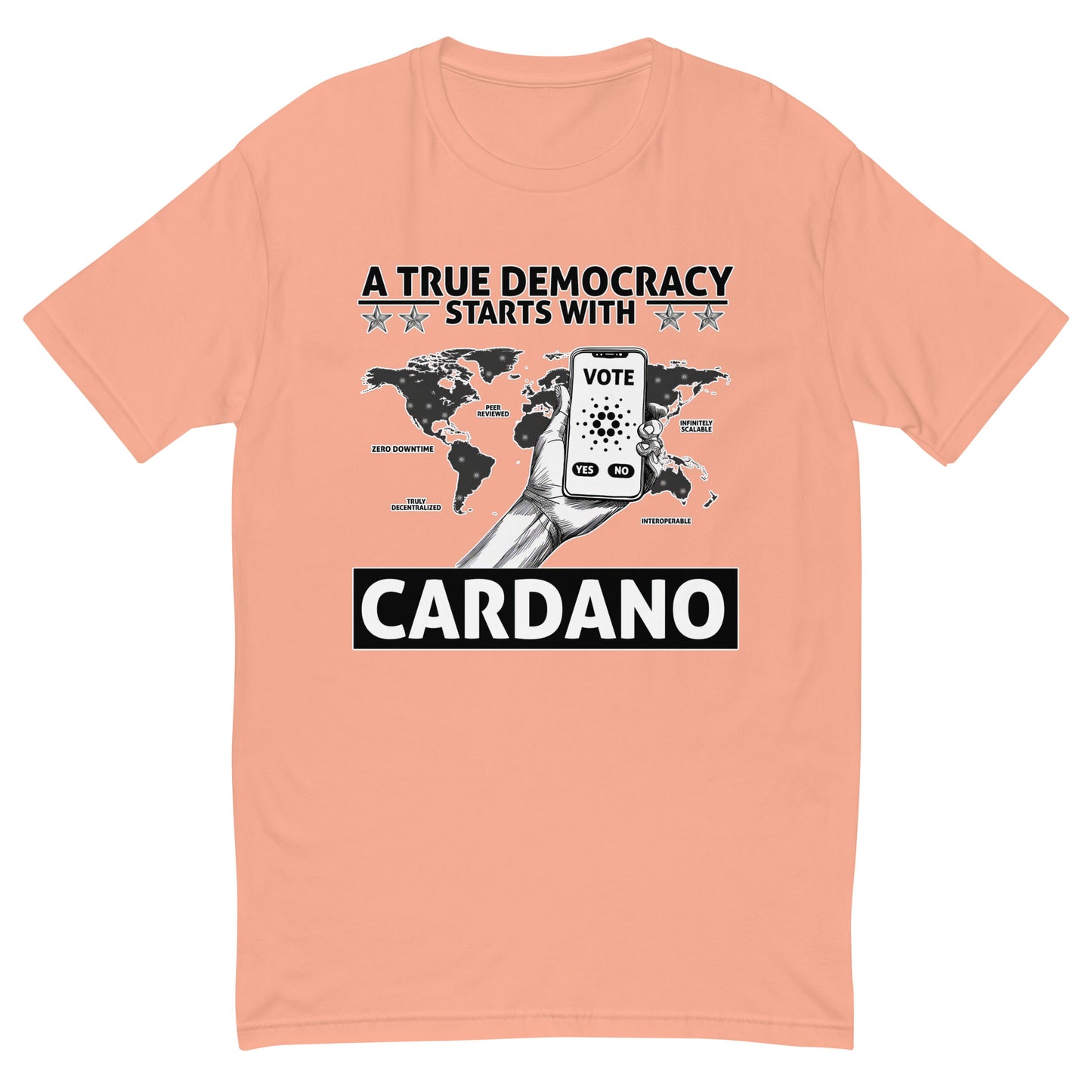 True Cardano Democracy - Short Sleeve T-shirt