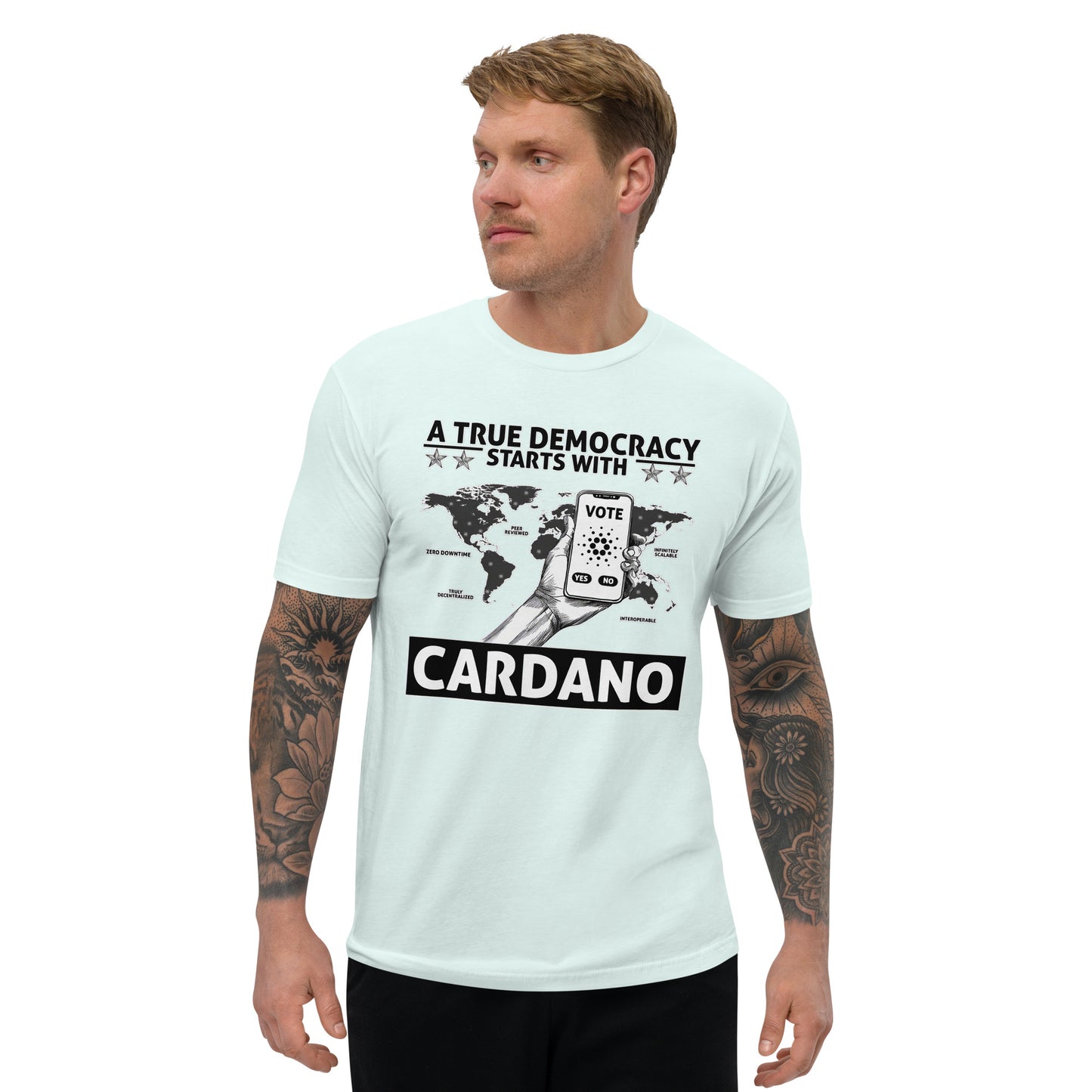 True Cardano Democracy - Short Sleeve T-shirt