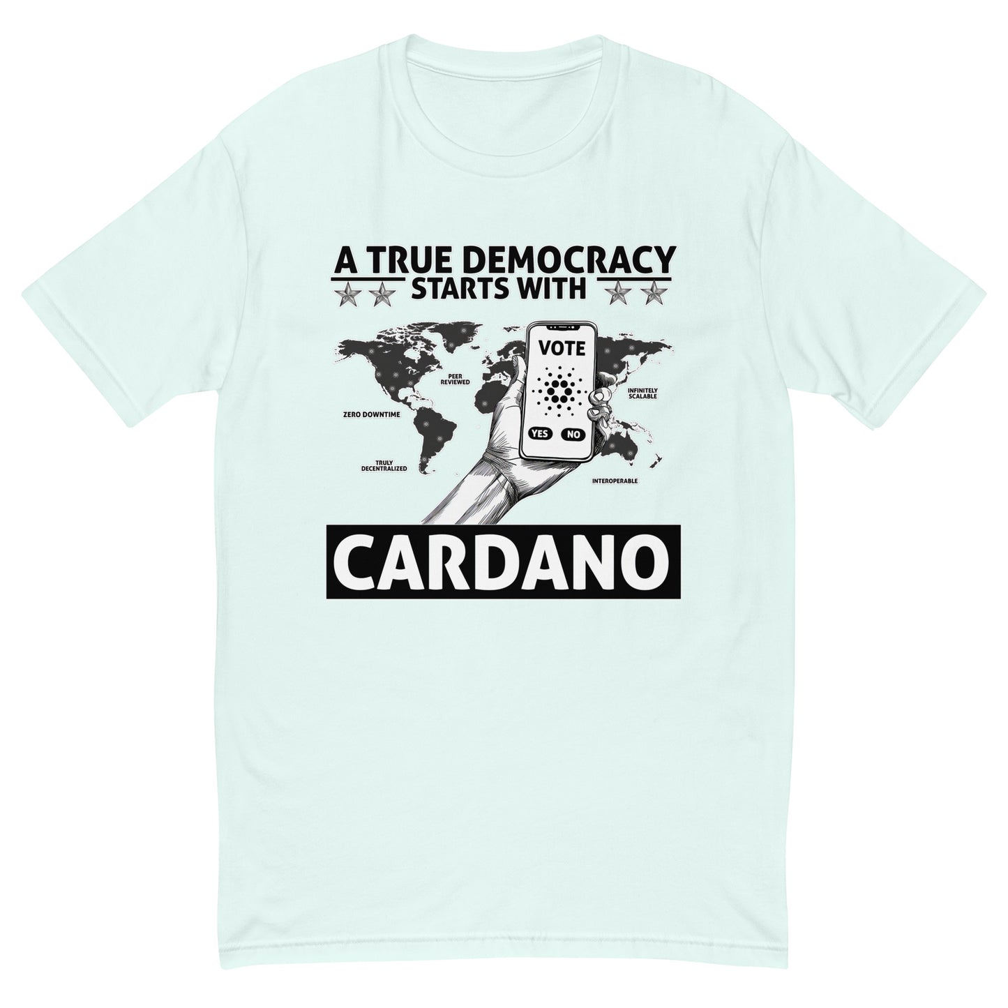 True Cardano Democracy - Short Sleeve T-shirt