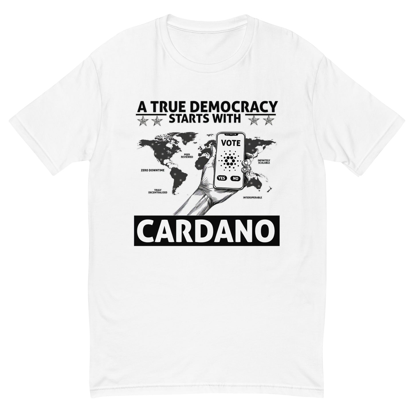 True Cardano Democracy - Short Sleeve T-shirt