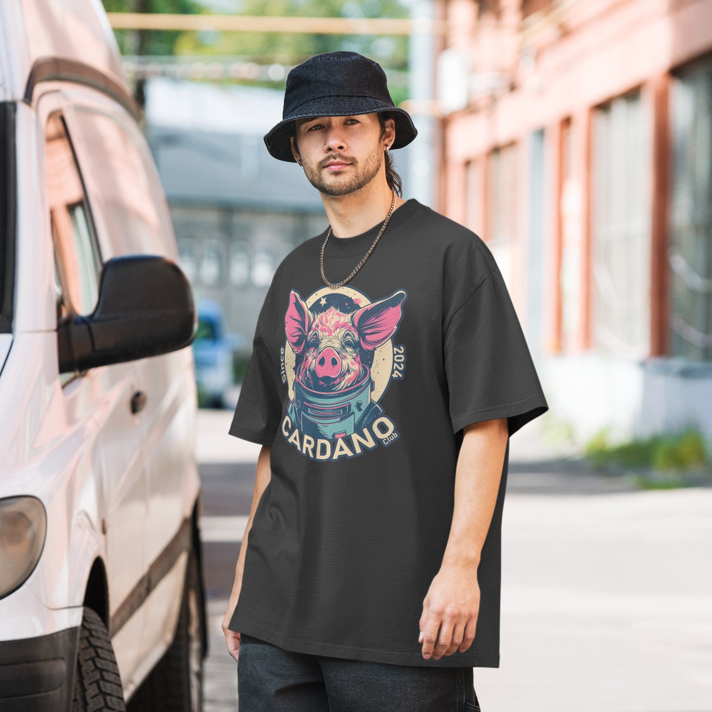 Cardano Club 2024 - Oversized faded t-shirt