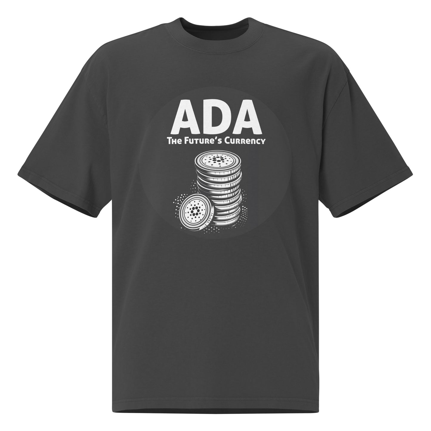 ADA The Future's Currency - Oversized faded t-shirt