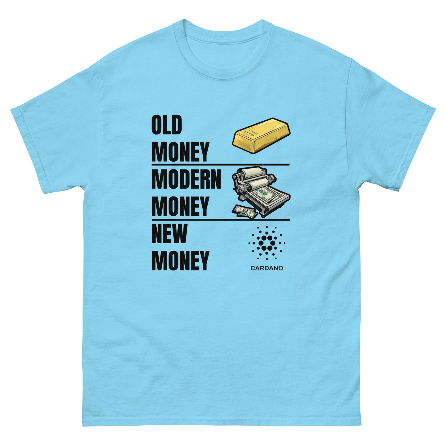 Old, Modern, New Money - Cardano - Unisex classic tee