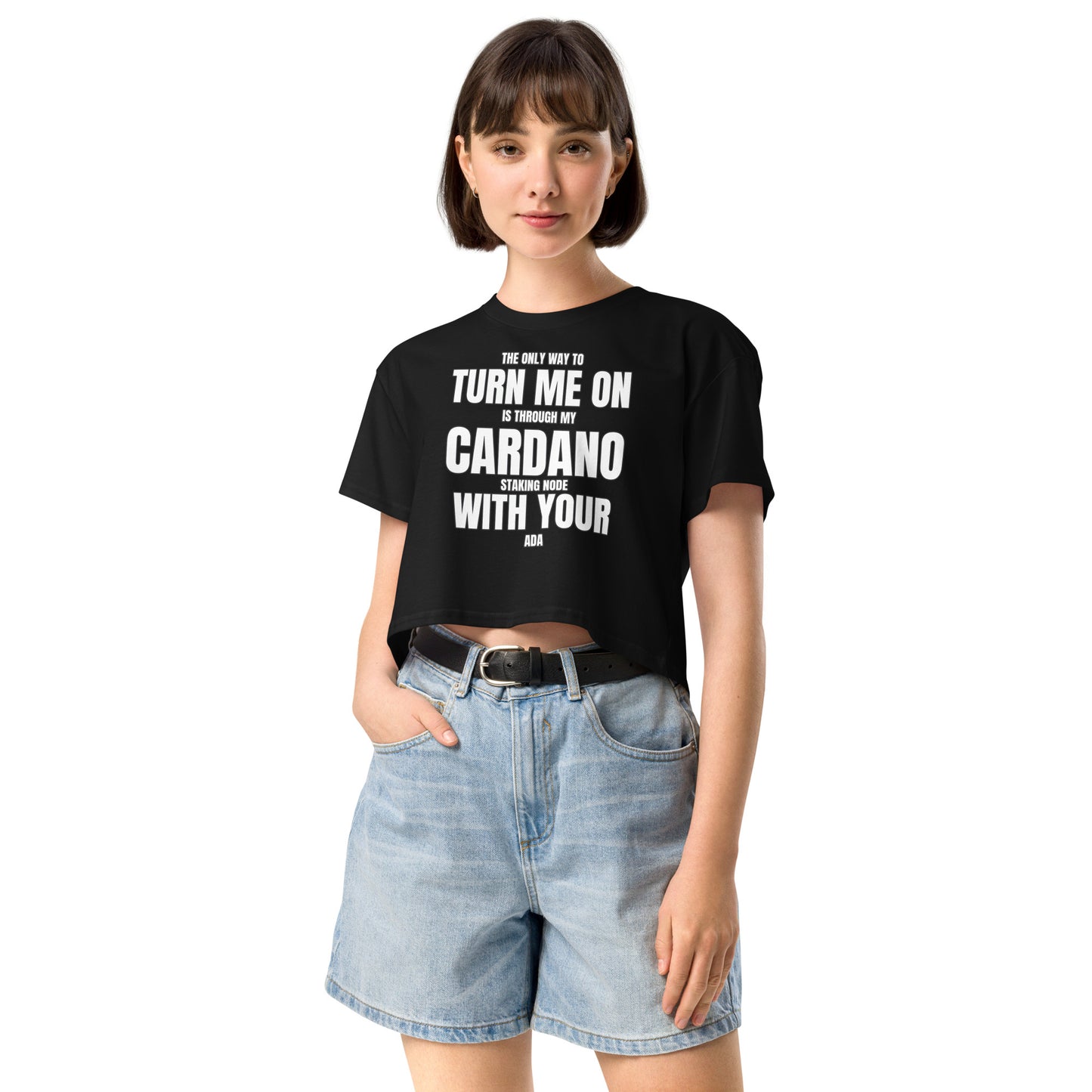 Turn Me On - Cardano - Women’s crop top