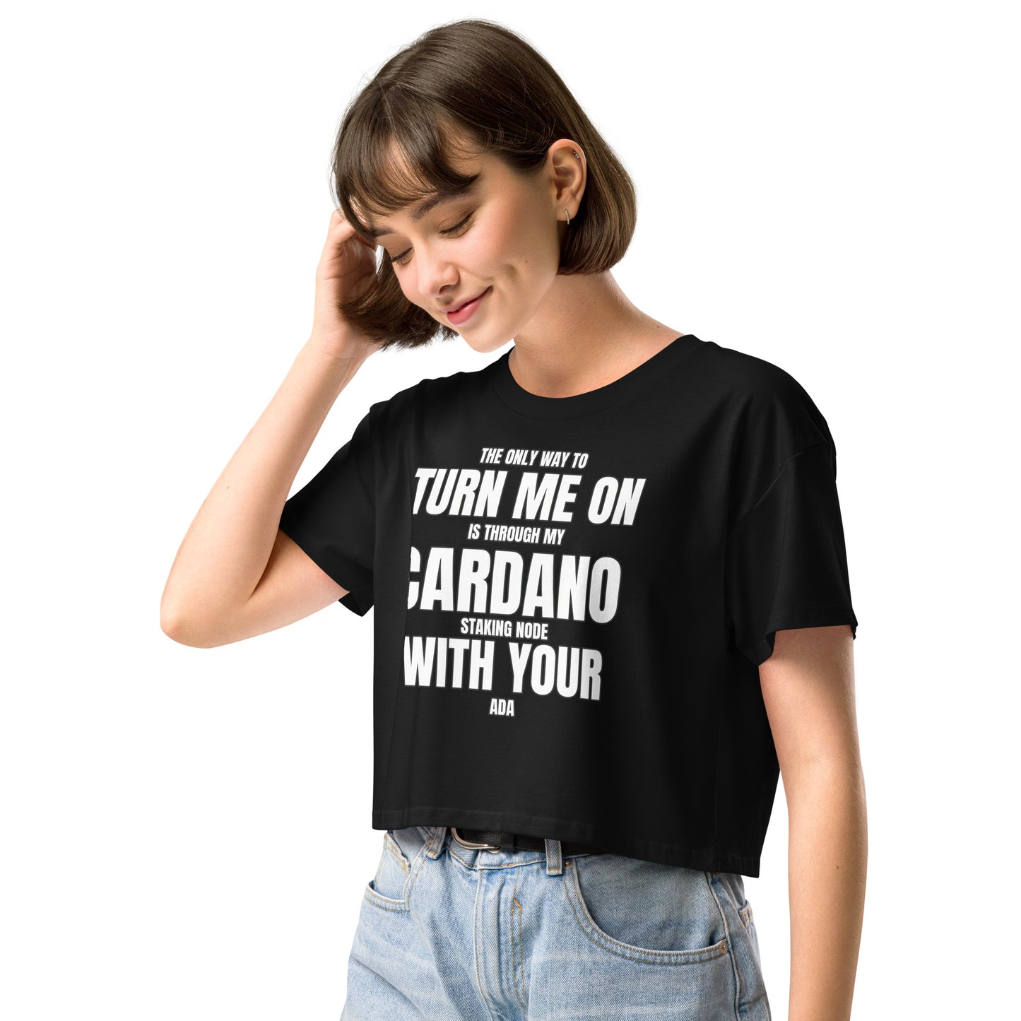 Turn Me On - Cardano - Women’s crop top