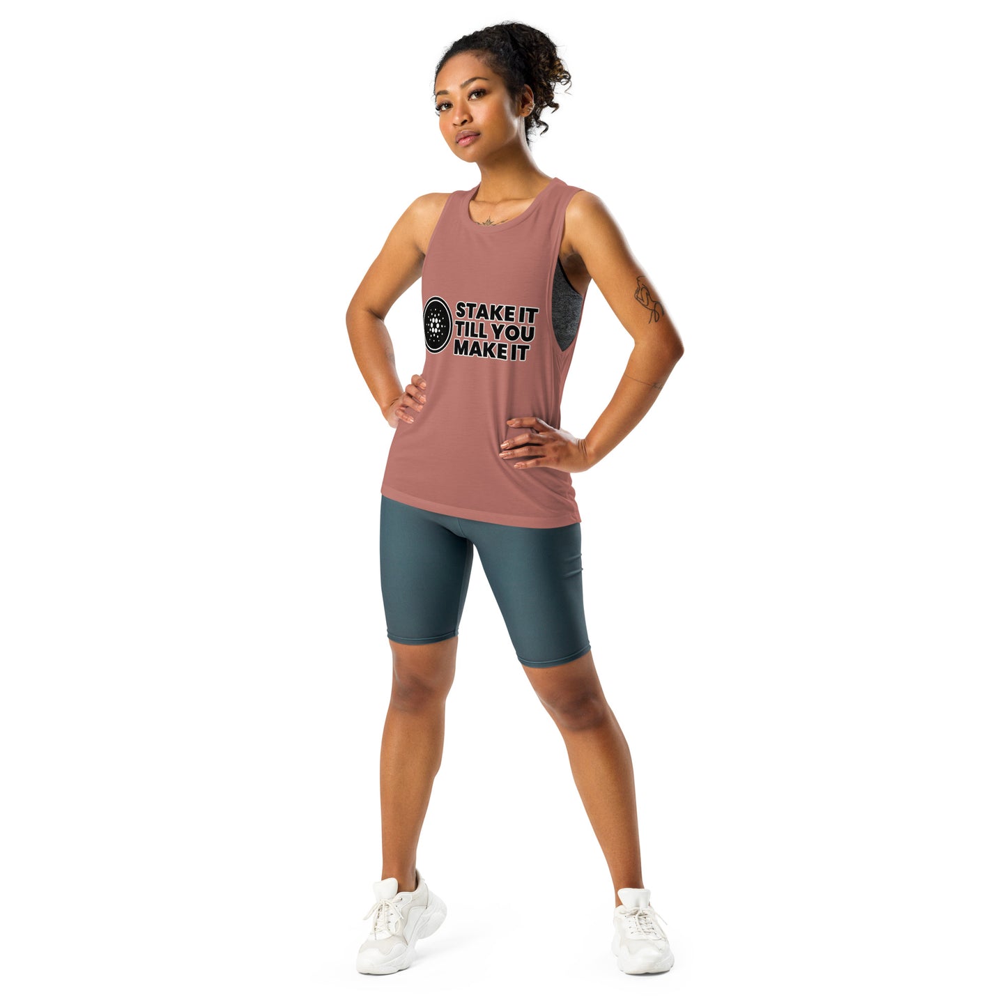 Stake It Till You Make It Cardano - Ladies’ Muscle Tank